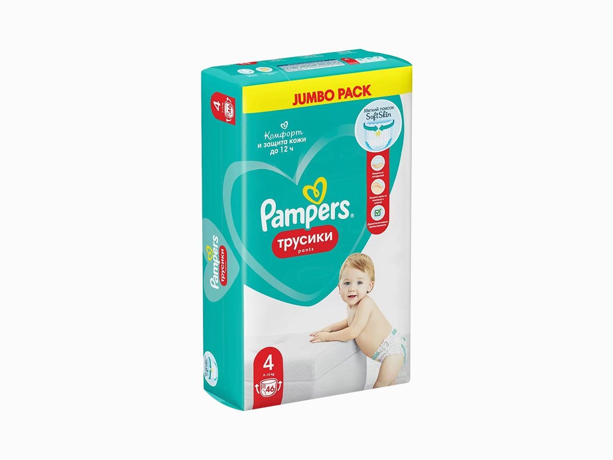 Подгузники-трусики 9-15 кг