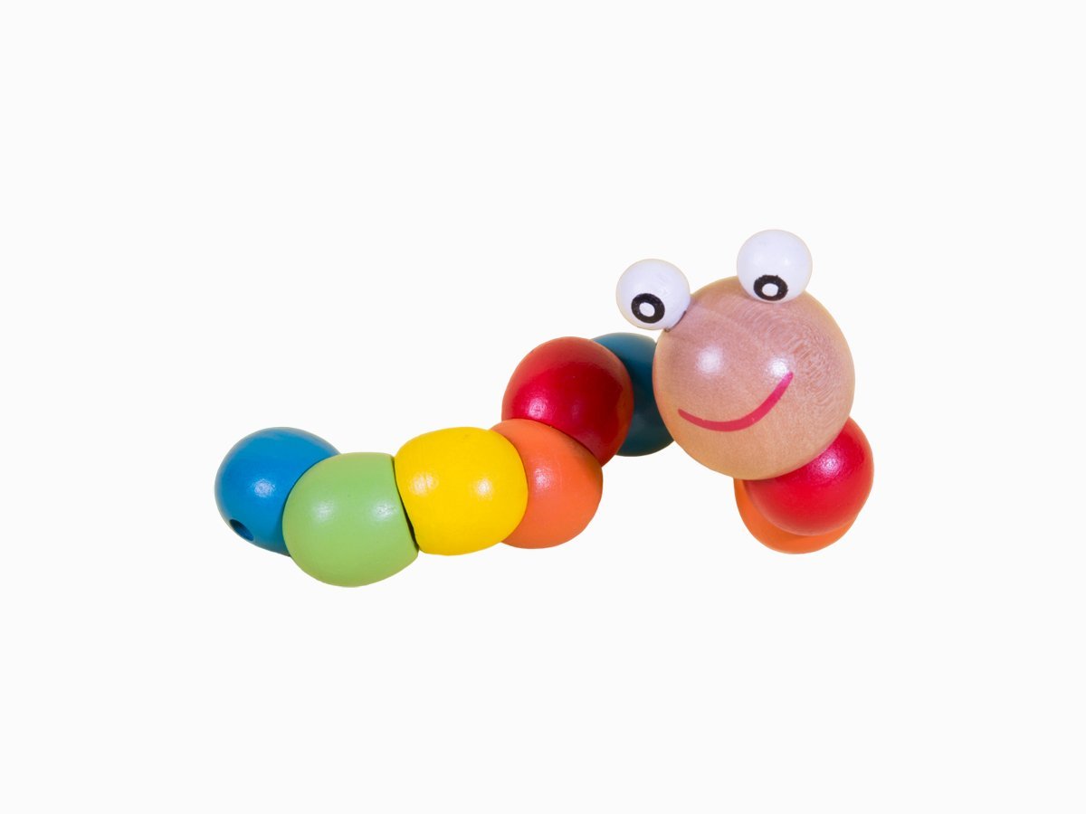 Головоломка деревянная "Гусеница-вертелка"